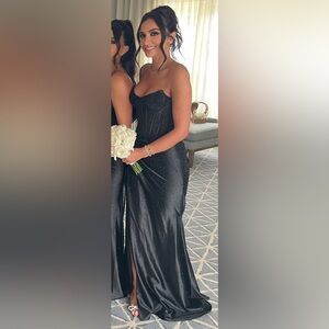 Sherri hill black prom dress embellished sequin